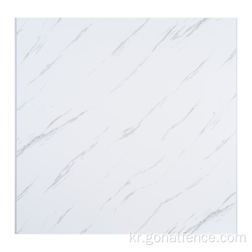가벼운 흰색 대리석 PVC 벽 패널